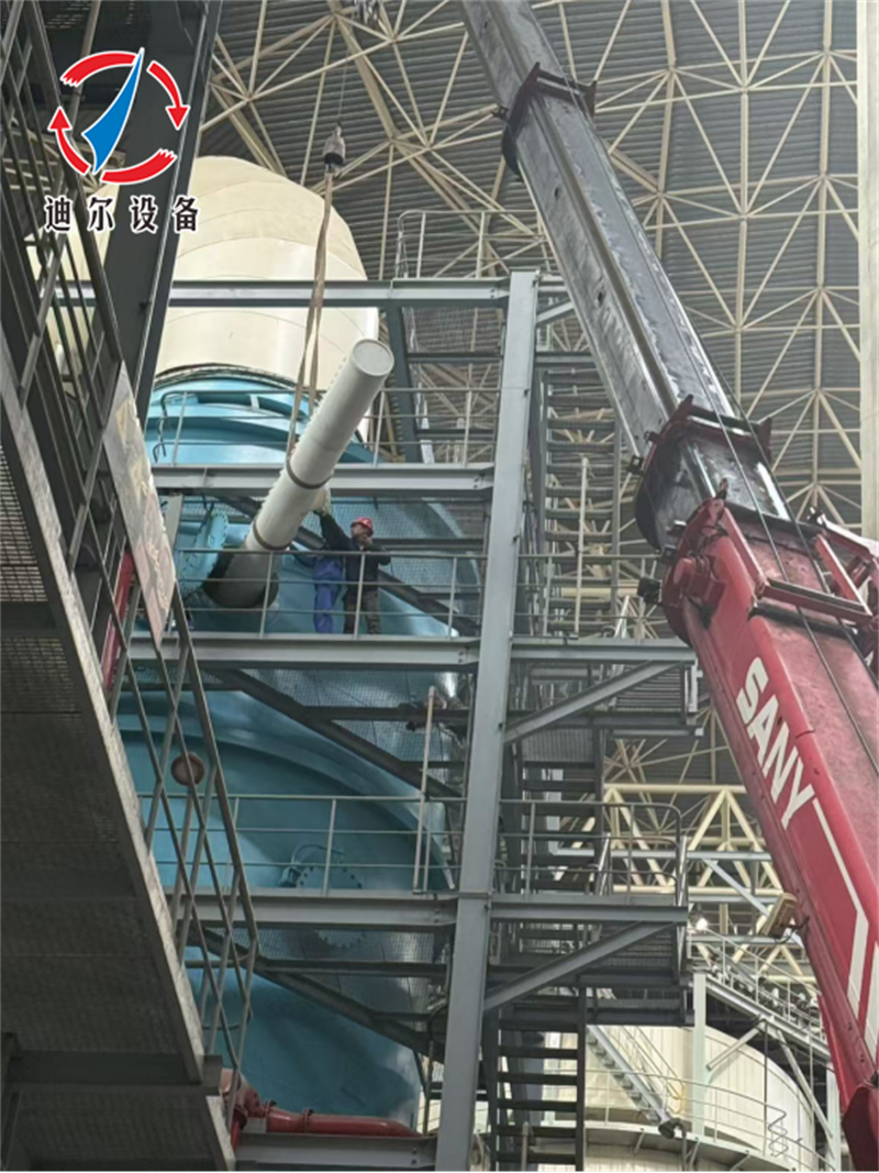 迪爾設備與您分享浙江某垃圾焚燒發電廠濕法塔檢修改造