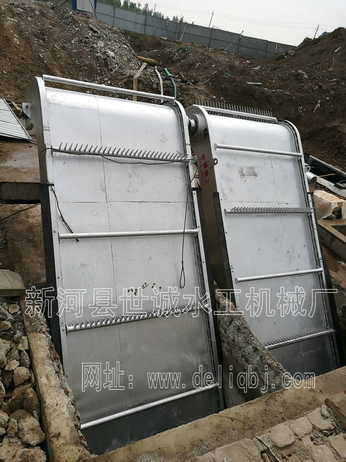 不锈钢回转式格栅清污机