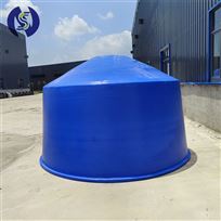 滚塑牛筋10吨塑料敞口桶,10000L锥底养殖孵化桶厂家