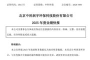 中科环保：2025年实现净利润3.82亿元，同比增长19.04%
