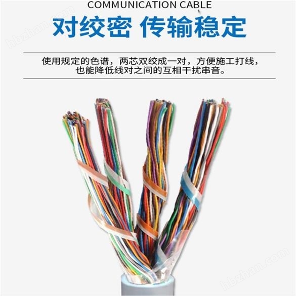 铠装通信电缆的结构