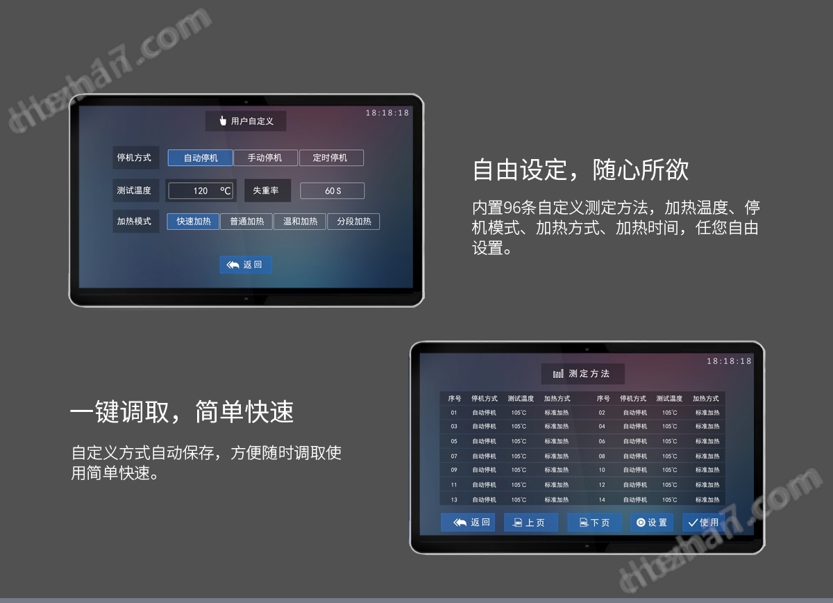 自定義測定方法，自由設(shè)定，隨心所欲