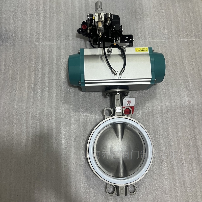 不锈钢调节型气动蝶阀 带控制箱调节型气动蝶阀