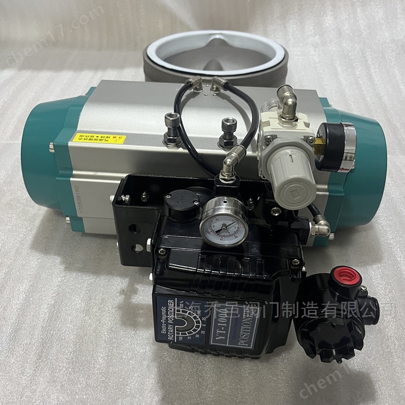 不锈钢调节型气动蝶阀 带控制箱调节型气动蝶阀