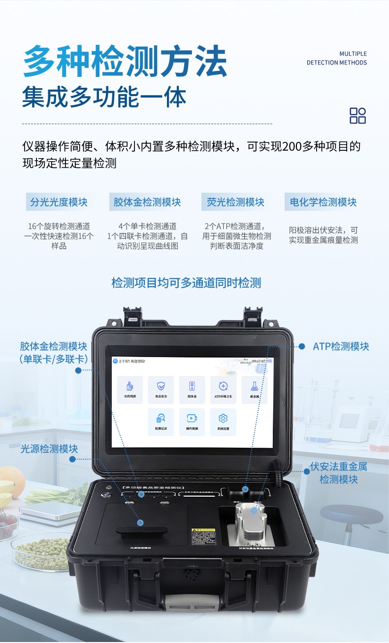 多功能食品安全检测仪 多功能食品安全检测仪